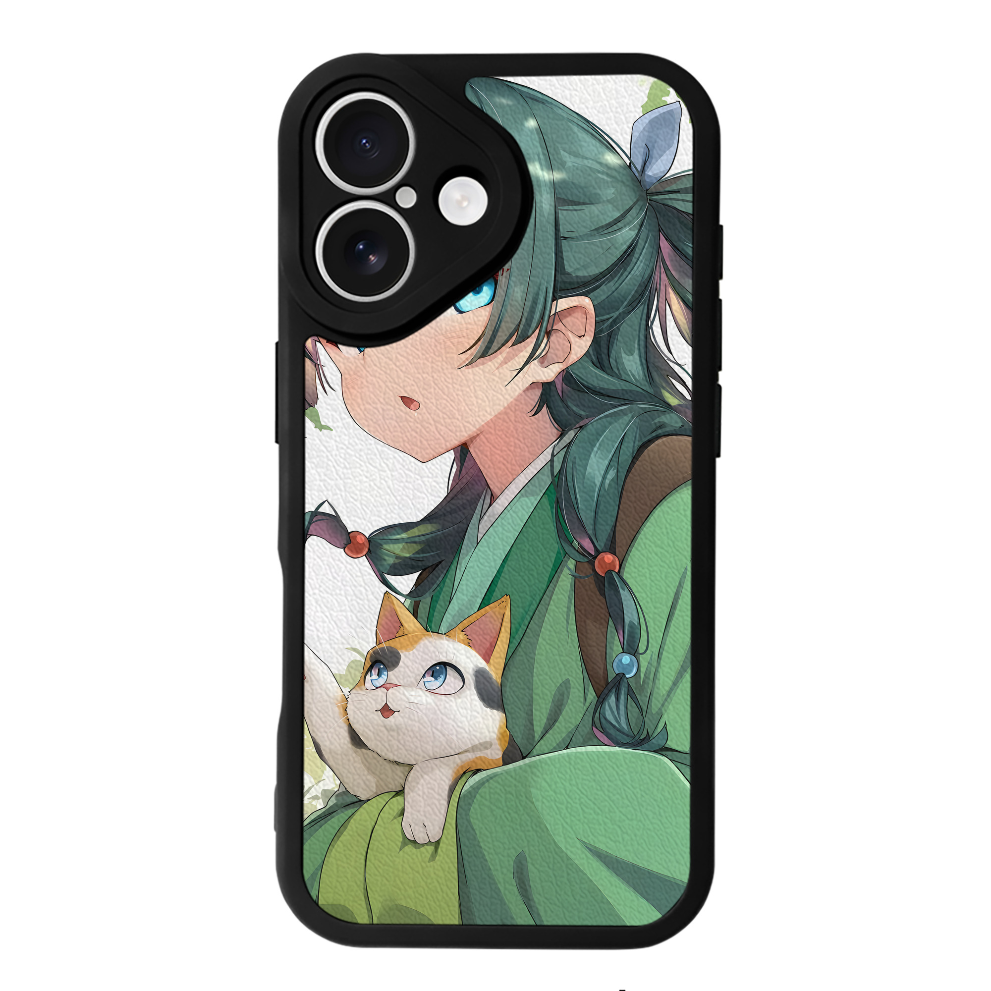 （画像用） 薬屋のひとりごと The Apothecary Diaries 【iPhone 16シリーズ対応】シリコンスマホケース（レザー調） 材質：シリコン